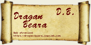 Dragan Beara vizit kartica
